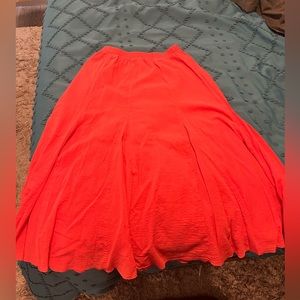 Long, flowy skirt. Lightly worn. Size 10.